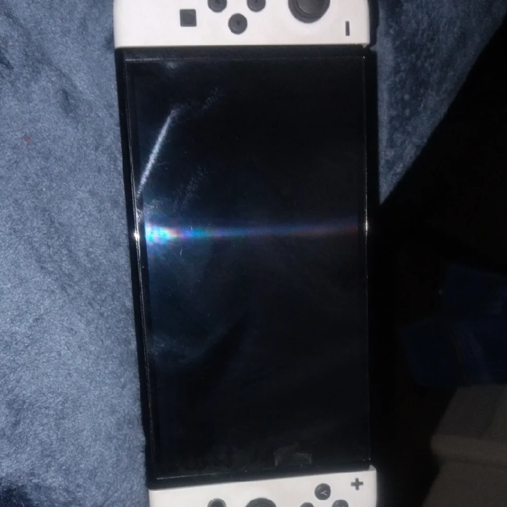White and Black Gaming Console